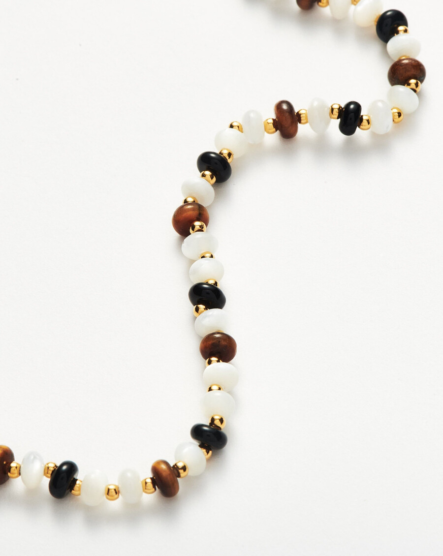 savi pearl gemstone beaded bracelet